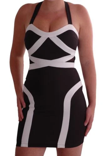 Stretch Rib BodyCon Elegant Slim Bodycon