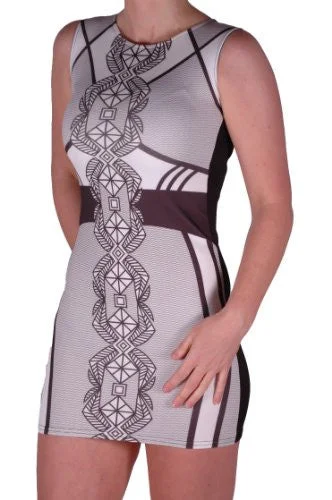 Aquila Print Scuba Bodycon Bodycon Dress Trend