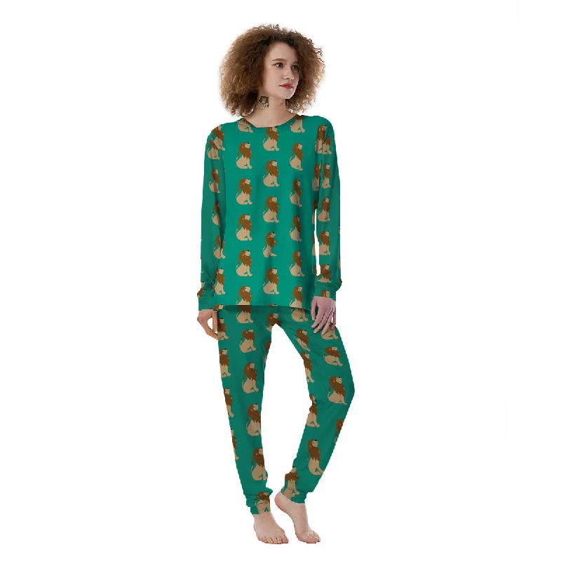 Baby Lion Print Pattern Women's Pajamas Target pajama sets