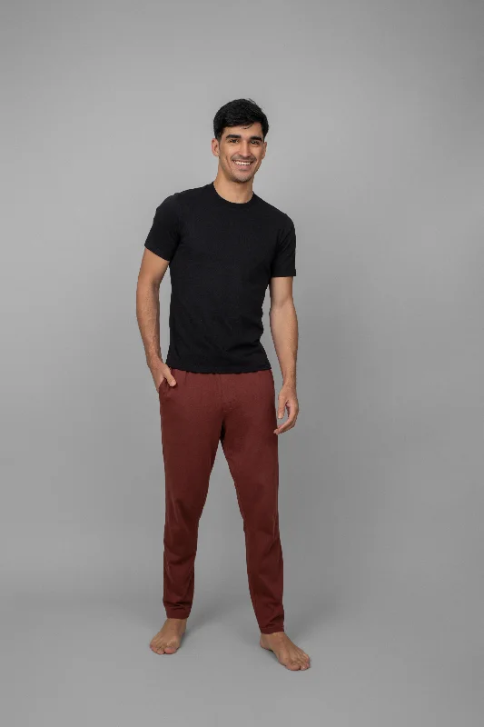 Rust Men's Lounger Set Pajama sets under $50