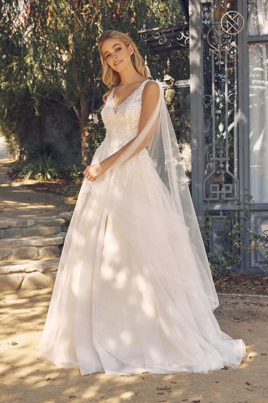 **Nox Anabel's Ethereal JE947: A Vision of Grace and Elegance** Soft Wedding Gown