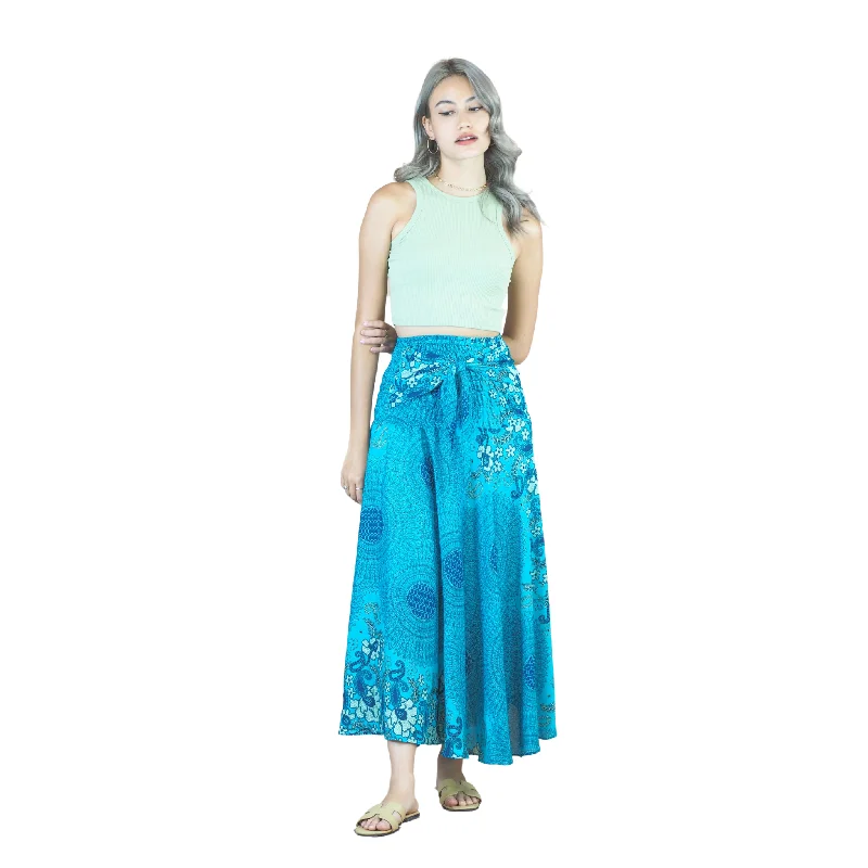 Acacia Mandala Women's Bohemian Skirt in Ocean Blue SK0033 020305 05 Wedding guest unclassified skirts