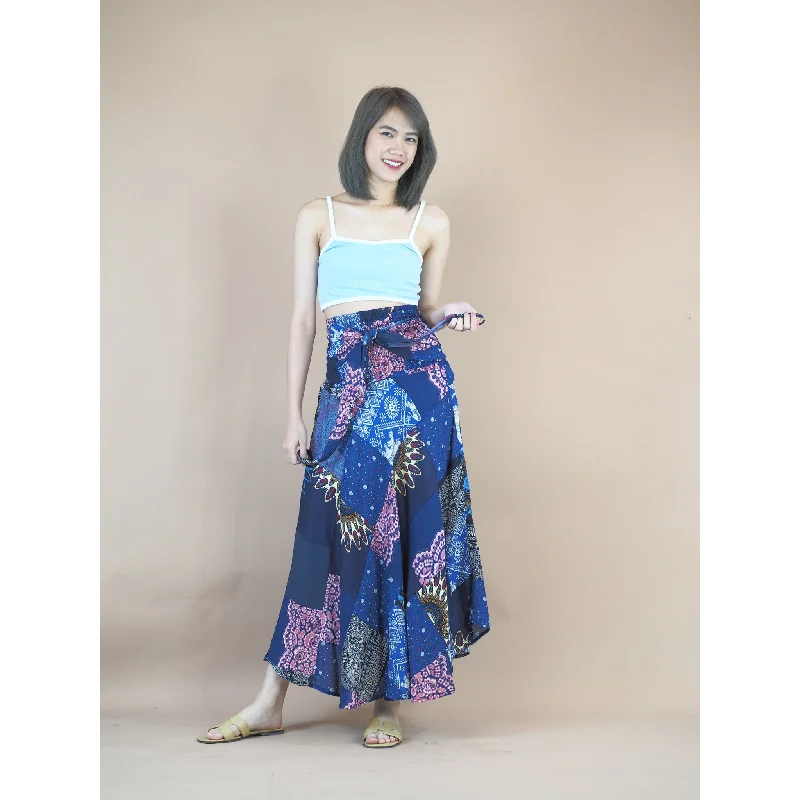 Patchwork Women's Bohemian Skirt in Navy SK0033 028000 03 Anniversary unclassified skirts