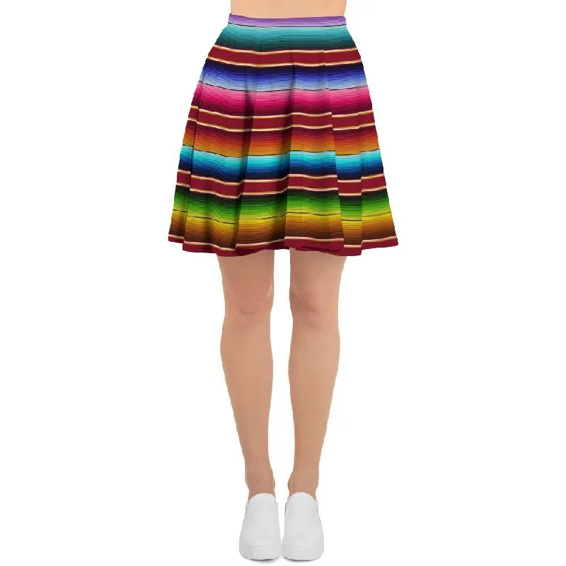 Serape Baja Print Women's Skirt Beach unclassified skirts