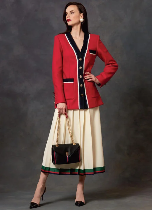 Vogue Jacket, Dress and Skirt V1643 Short unclassified skirts