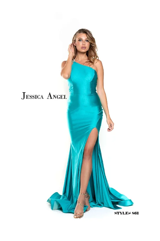 Jessica Angel One Shoulder Formal Long Dress 861 Hot new arrivals in maxi dresses