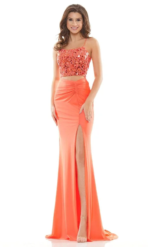 Colors Dress - 2688 Two-Piece Cut Glass Gown Best party dresses for formal events