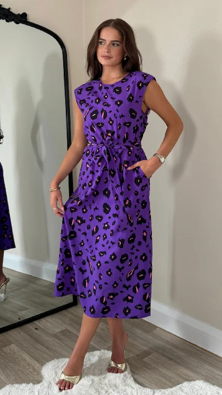 Amay Purple Dress Wrap unclassified dresses