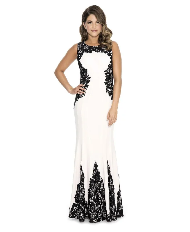 Decode 1.8 - 183973SC Embroidered Fitted Jewel Evening Dress Preppy unclassified dresses