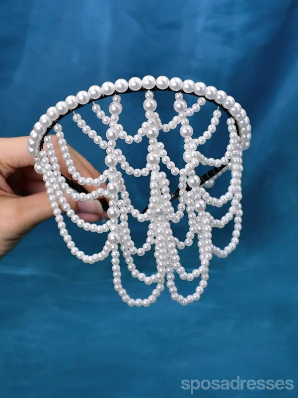 Elegant Tassel pearl headdress Accessories for Women, SA01 Luxury unclassified dresses