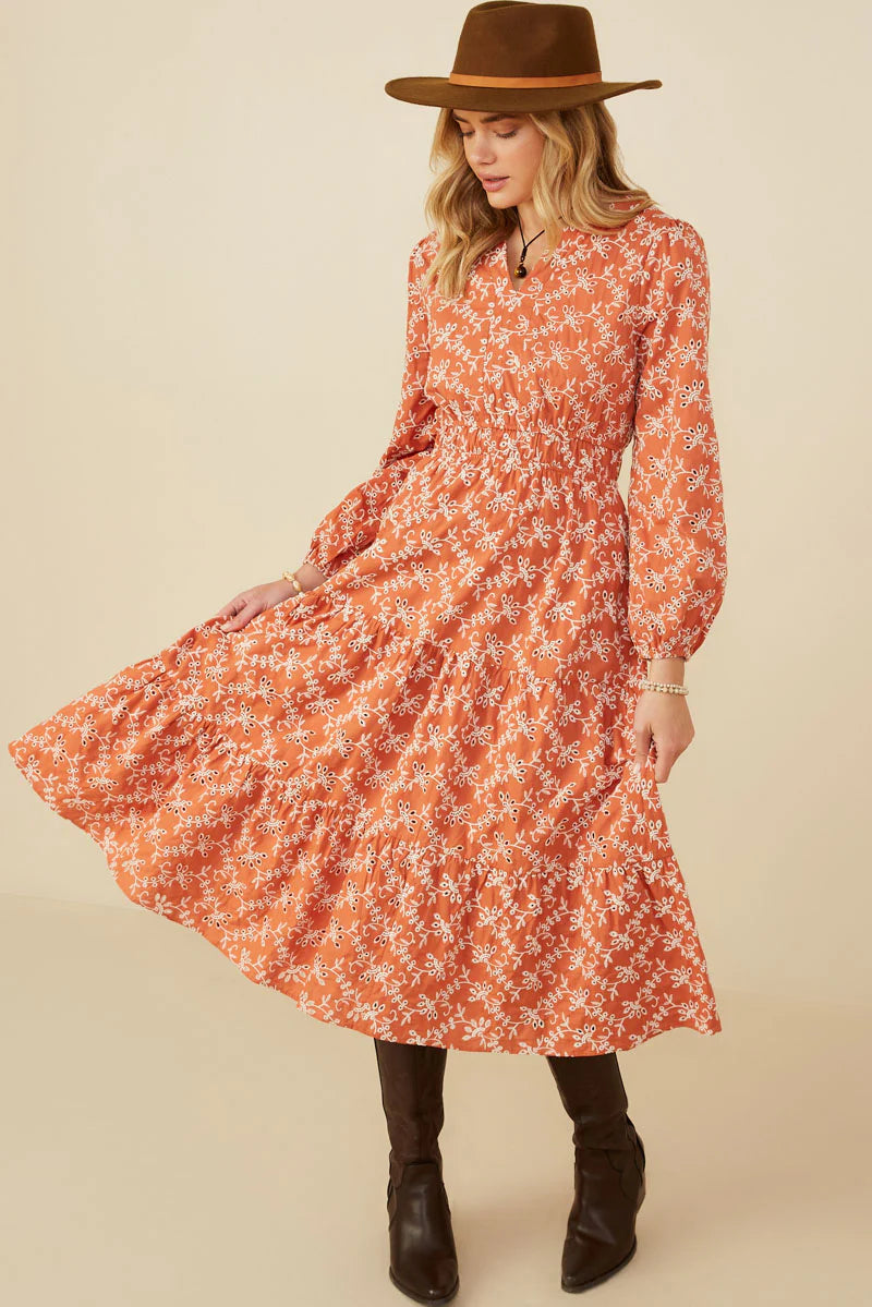 Helah Dress in Rust- Misses and Plus (S-3X) Popular unclassified dresses