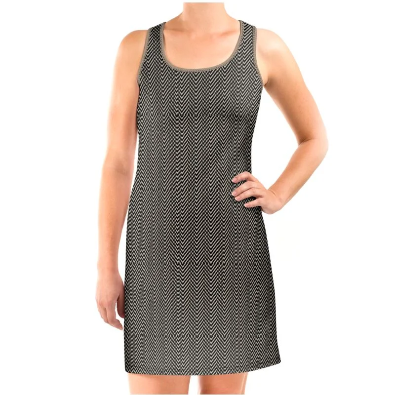 Herringbone Tank Dress Cool Tank Dress