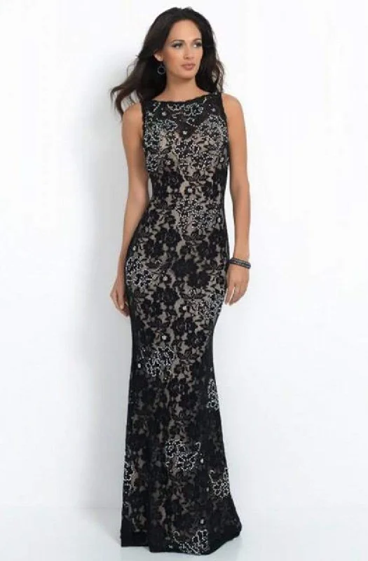 Intrigue - 41SC Bateau Sheath Evening Dress Discounted unclassified dresses