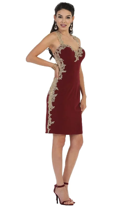 May Queen MQ1472 Embroidered unclassified dresses