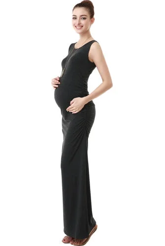 Momo Maternity Tank Column Dress Bodycon Tank Dress