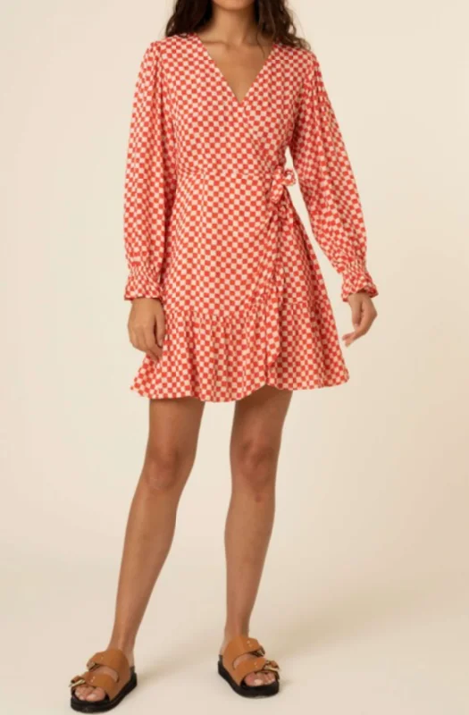 Monique Checkered Dress**Final sale** Beach unclassified dresses