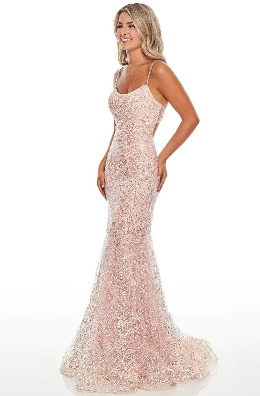 Rachel Allan Prom 7112 - Scoop Neck Beaded Evening Dress Discounted unclassified dresses