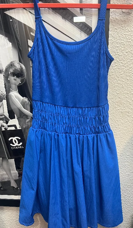 Sports Dress Blue Cotton unclassified dresses