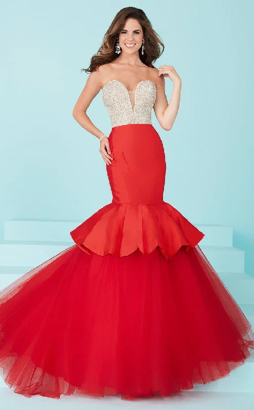 Tiffany Designs - Beaded Strapless Sweetheart Mernaid Dress 16217SC Long sleeve unclassified dresses