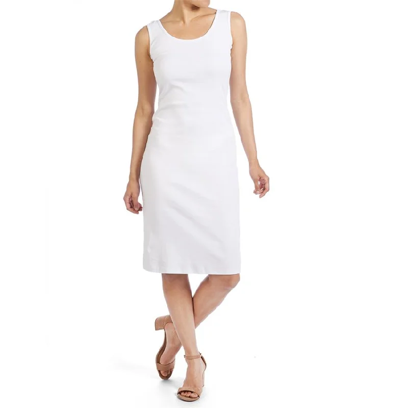 Alyssa Tank Dress - White Tank Dress Casual Chic