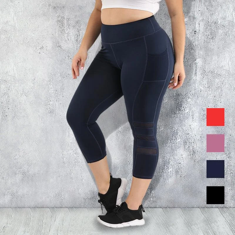 Women Yoga Leggings Plus size pants cropped