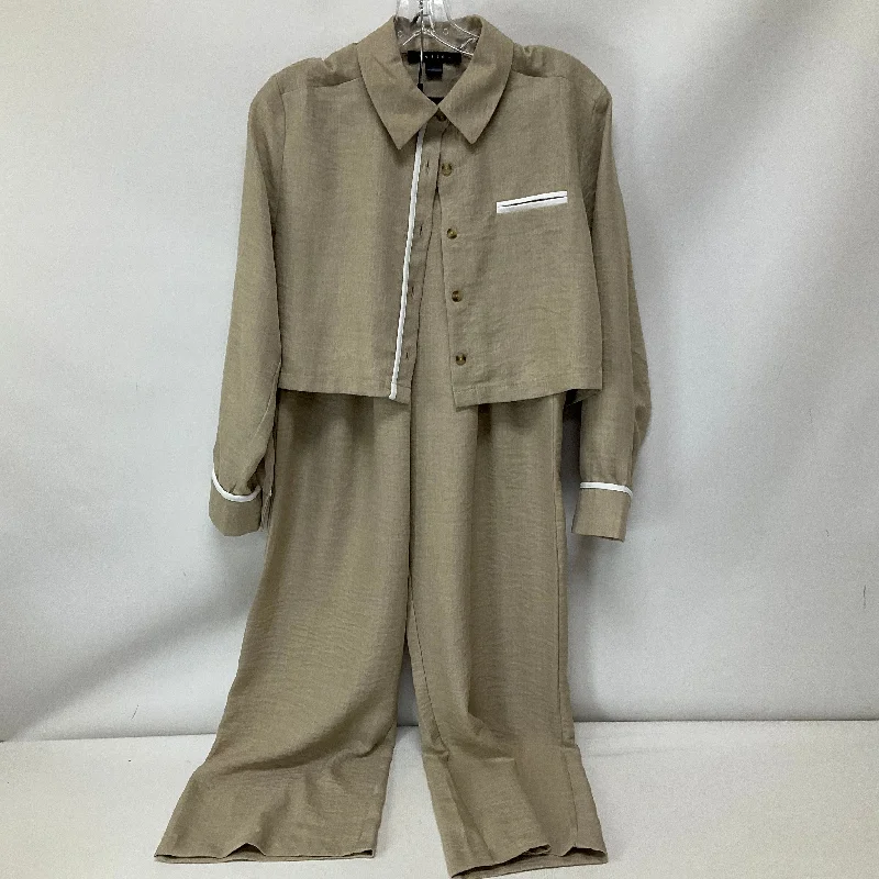 Pants Set 2pc By Cmc In Taupe, Size: Xs