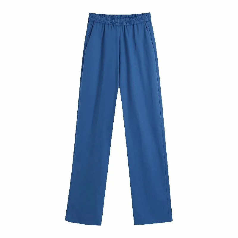 blue trousers