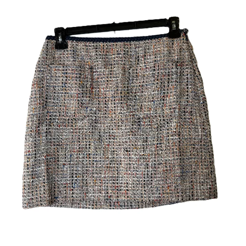 Skirt Mini & Short By Loft In Multi-colored, Size: 6 Colorblock Mini Skirt