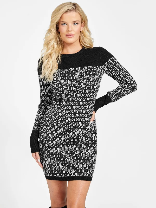 Muna Logo Sweater Dress Fall Sweater Dress