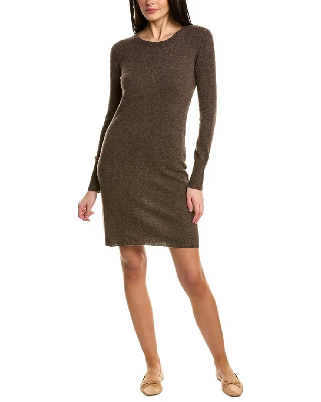 sofiacashmere Classic Cashmere Sweaterdress Cozy Winter Dress