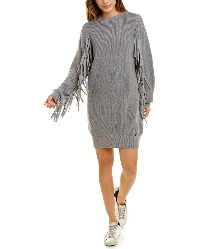 Ted Baker Friidah Cocoon Shape Wool-Blend Sweaterdress Fashion Sweater Dress