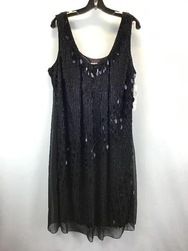 Black Dress Party Midi Marina, Size 1x Lace Midi Skirt