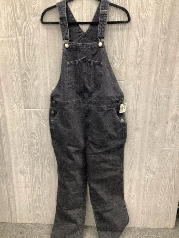 Jumpsuit By Old Navy In Black Denim, Size: Xl Loose Fit Denim Skirt