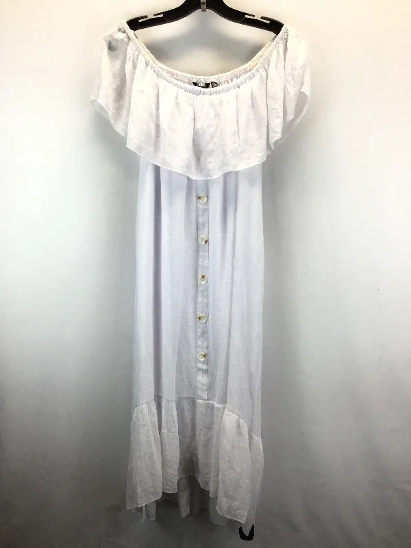 White Dress Casual Midi Mlle Gabrielle, Size 2x Sexy Midi Skirt