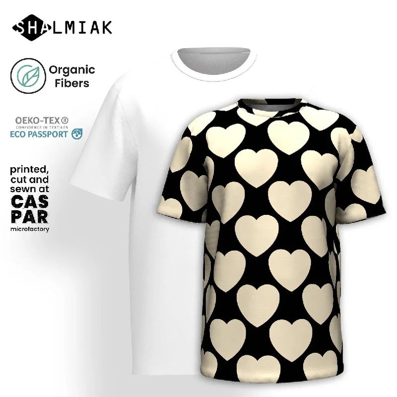 ELLIE LOVE black - T-shirt  (organic cotton) Casual Fit Shirt