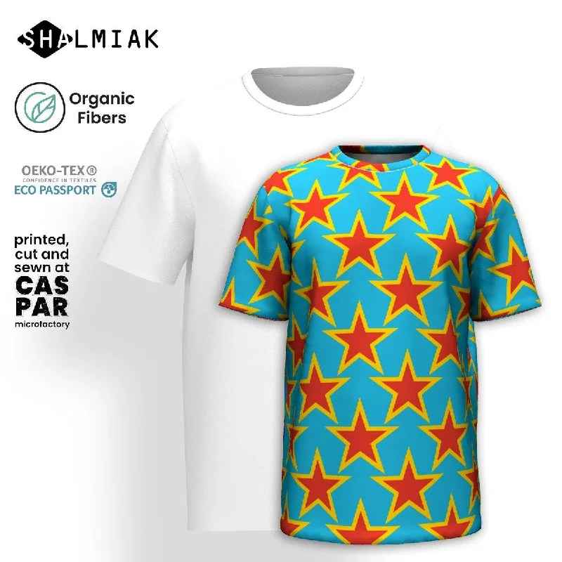 ELLIE STAR turquoise - T-shirt (organic cotton) Casual Fit Shirt