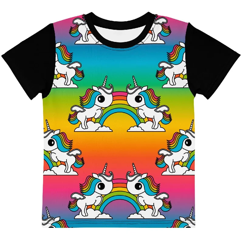 UNIQUE rainbow - Kid's T-shirt Elegant Shirt Gown