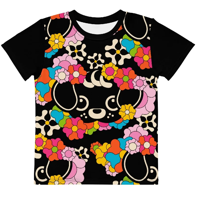 FUNKYPUP black - Kid's T-shirt V-neck Shirt Dress