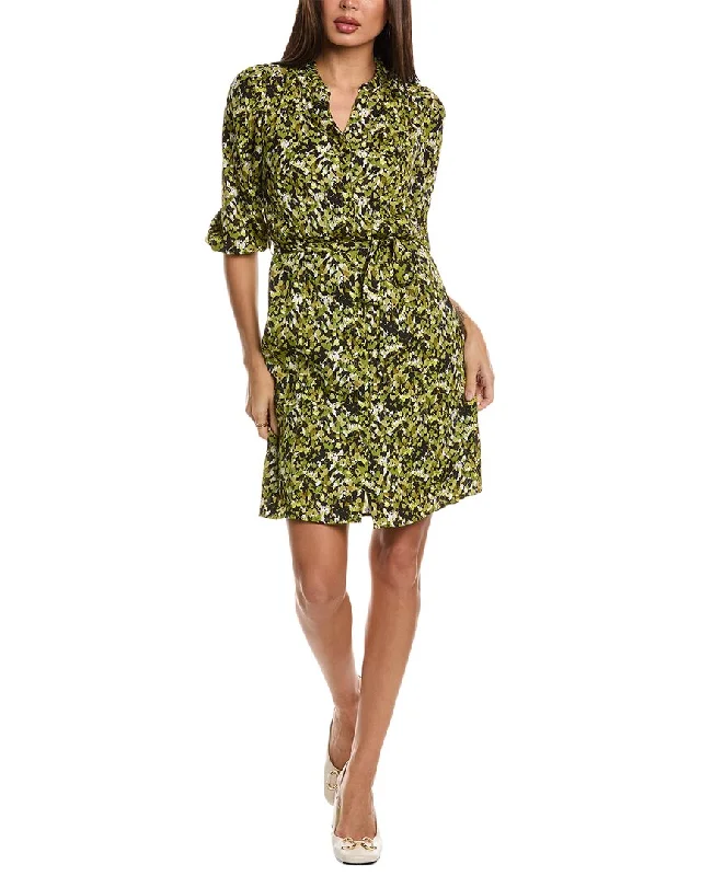 Nanette Nanette Lepore Shirtdress Fit-and-Flare Shirt Dress