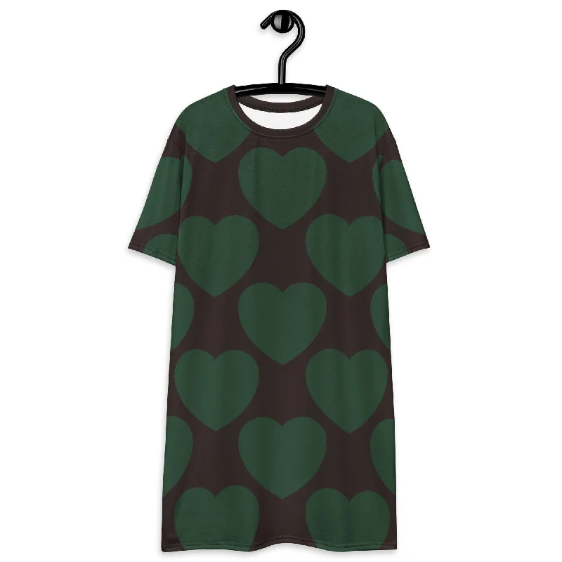 ELLIE LOVE forest - T-shirt dress Modern Button Shirt